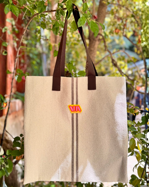 TOTE BAG MEDITERRÀNIA MARRÓN