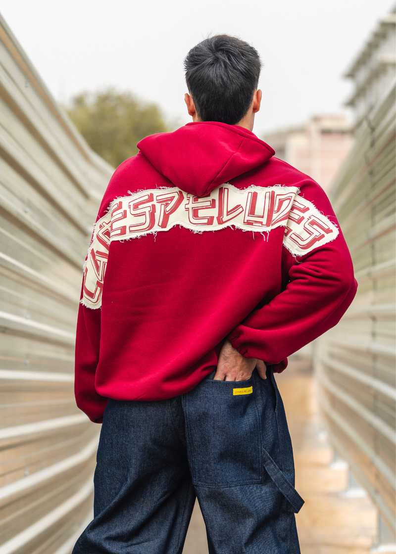 HOODIE JAPAN DEEP CHERRY