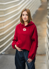 HOODIE JAPAN DEEP CHERRY