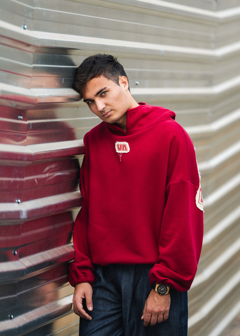 HOODIE JAPAN DEEP CHERRY