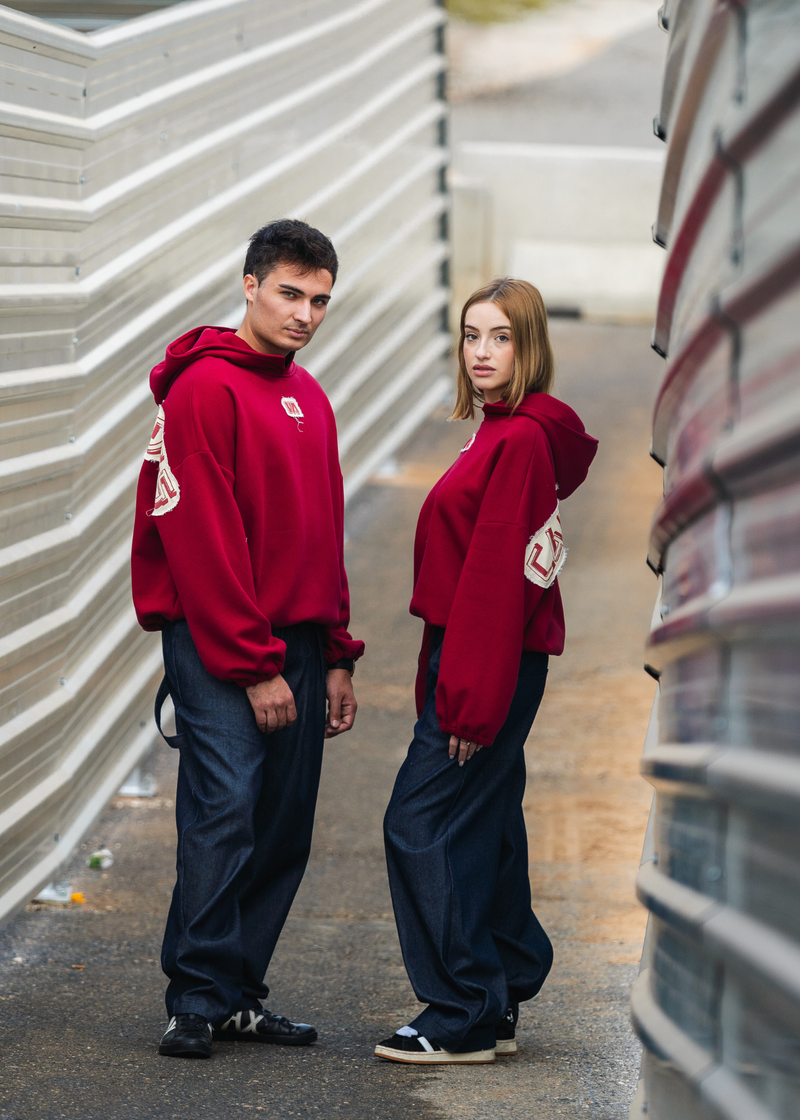 HOODIE JAPAN DEEP CHERRY