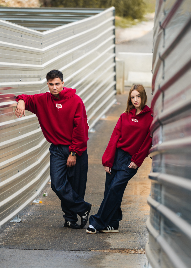 HOODIE JAPAN DEEP CHERRY