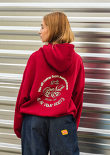 HOODIE PEPA NOLL DEEP CHERRY