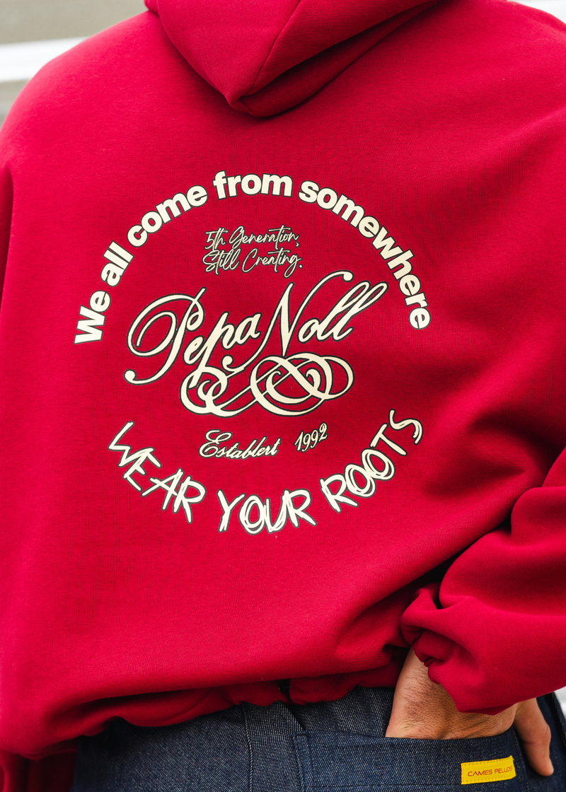HOODIE PEPA NOLL DEEP CHERRY