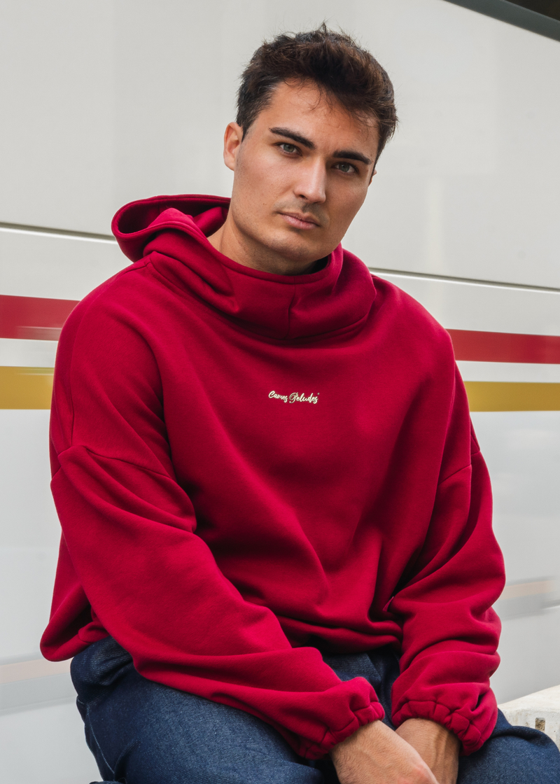 HOODIE PEPA NOLL DEEP CHERRY