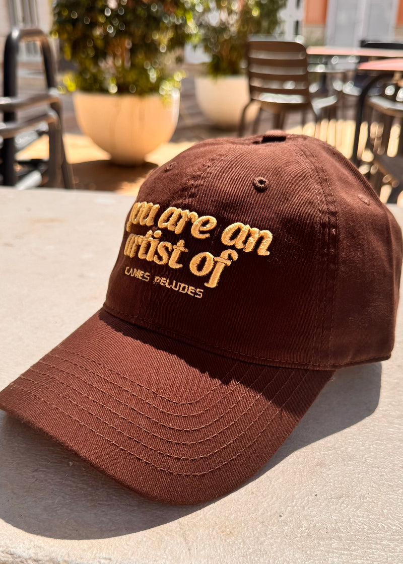 GORRA ARTIST MARRÓN