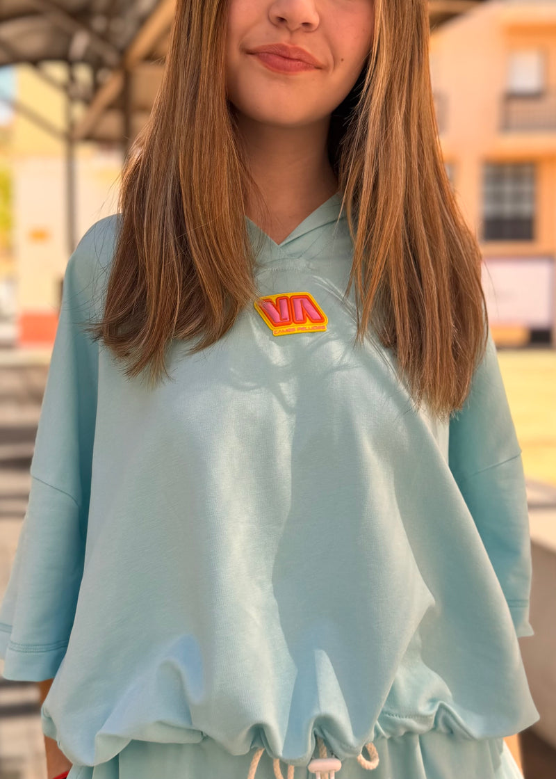 SUMMER HOODIE - AQUA