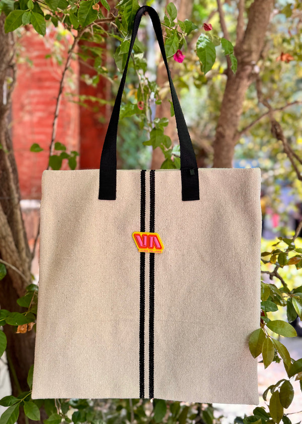 TOTE BAG MEDITERRÀNIA NEGRA