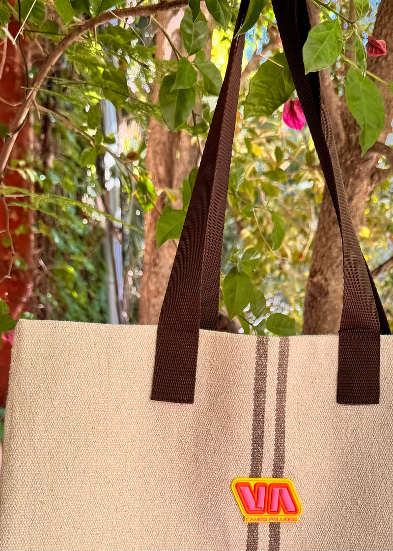 TOTE BAG MEDITERRÀNIA MARRÓN