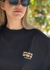 CAMISETA ARTIST NEGRA