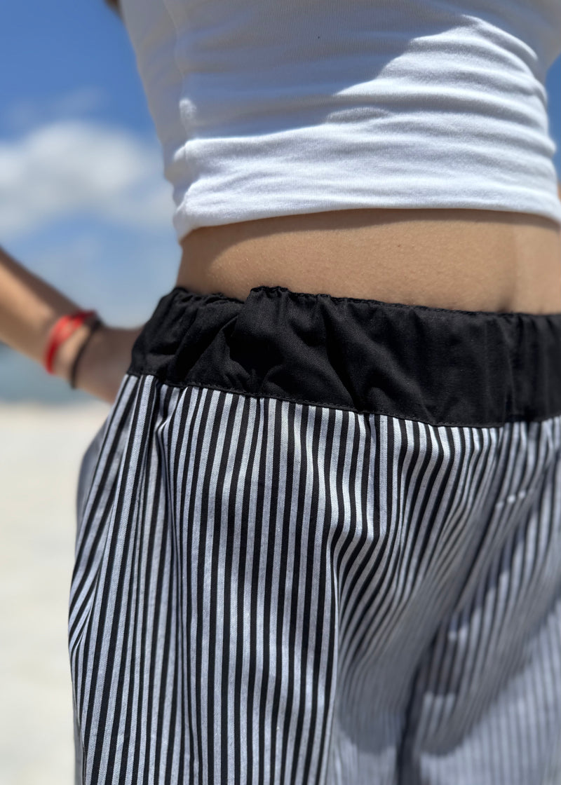 PANTALÓN VERANO GRIS/NEGRO