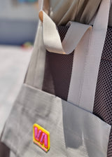 SHOPPER BAG - MARRÓN/BEIGE