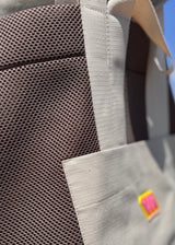 SHOPPER BAG - MARRÓN/BEIGE