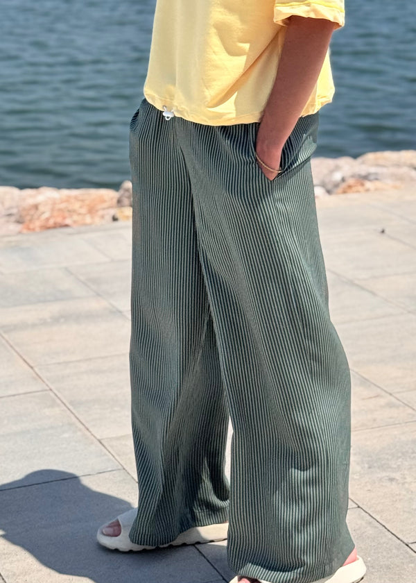 PANTALÓN VERANO VERDE/AMARILLO