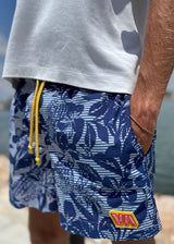 SHORT - FLORES AZUL