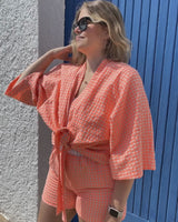 KIMONO L - PEACH